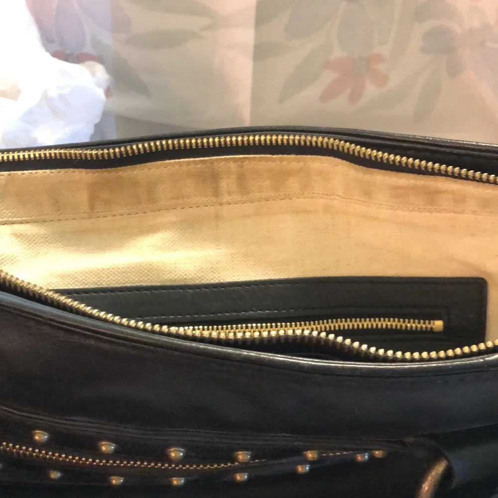 Michael Kors Womens Leather Studded Shoulder Handbag 17”x10”, 9” drop - Picture 11 of 14